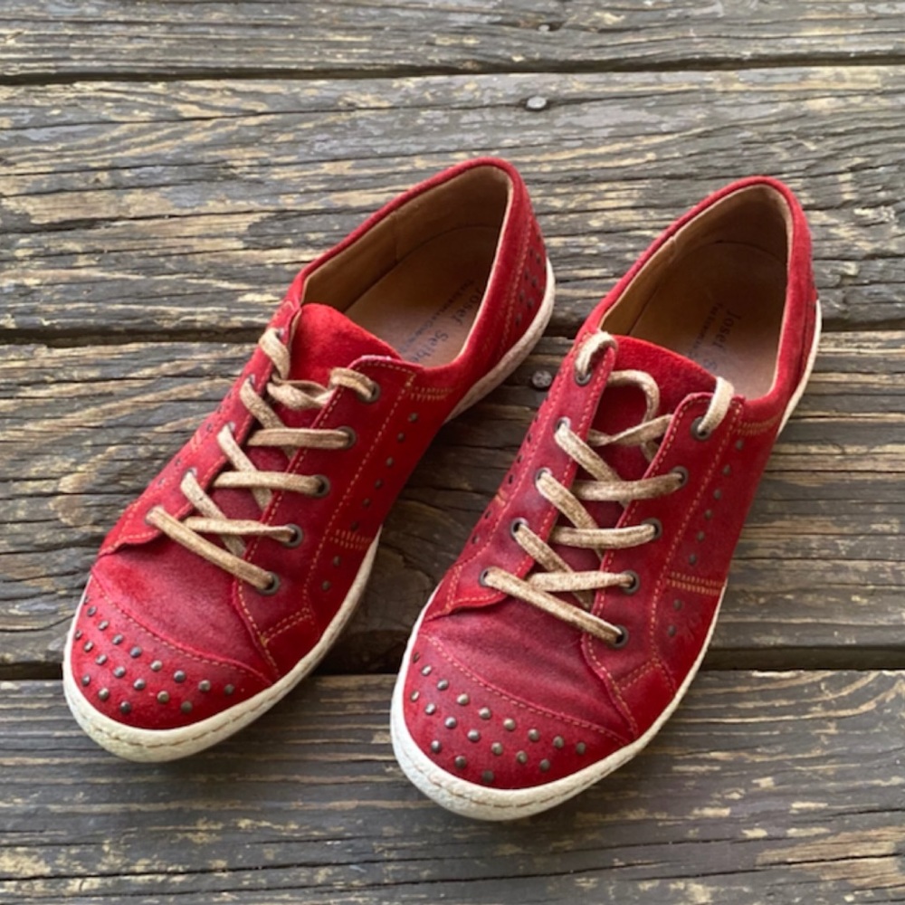 Josef Seibel European Comfort Shoes Sneakers Suede Sz 39